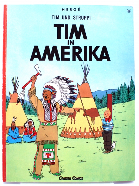 Tim und Struppi Comic Album Nr. 19: Tim in Amerika (23. Auflage) von Carlsen